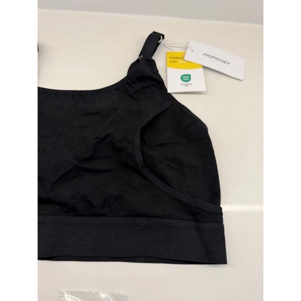 NEW NWT Momcozy Nursing and Pumping Bra Complete with Extender, Pads -Xlarge